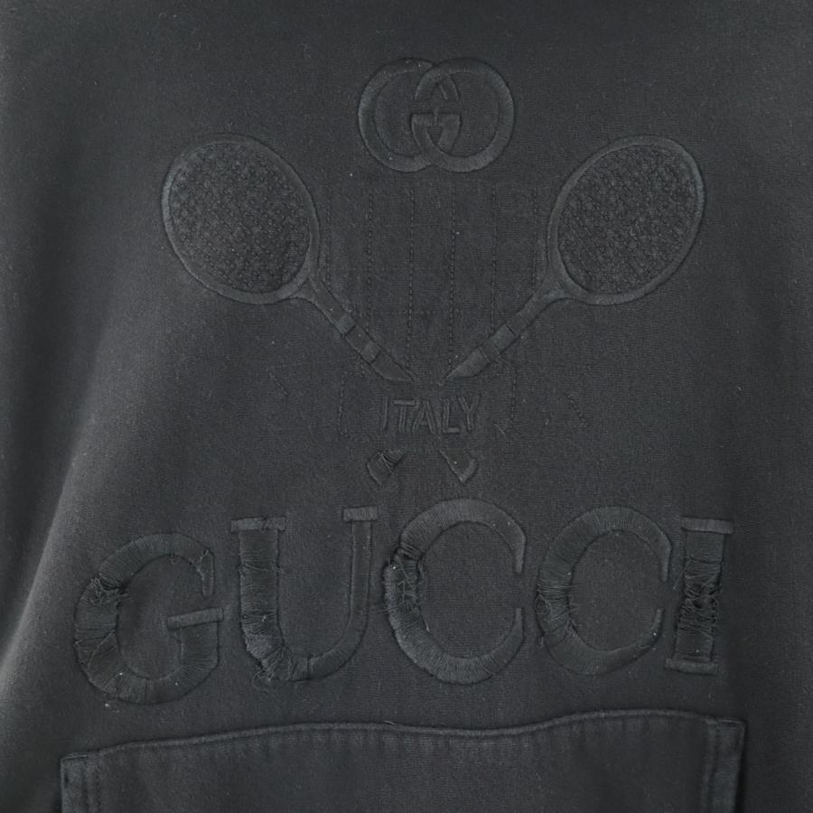 GUCCI（グッチ） イタリア製 長袖 スウェットパーカー XS ブラック