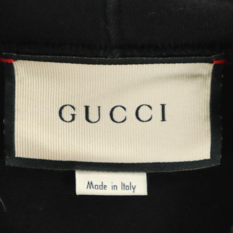 GUCCI（グッチ） イタリア製 長袖 スウェットパーカー XS ブラック