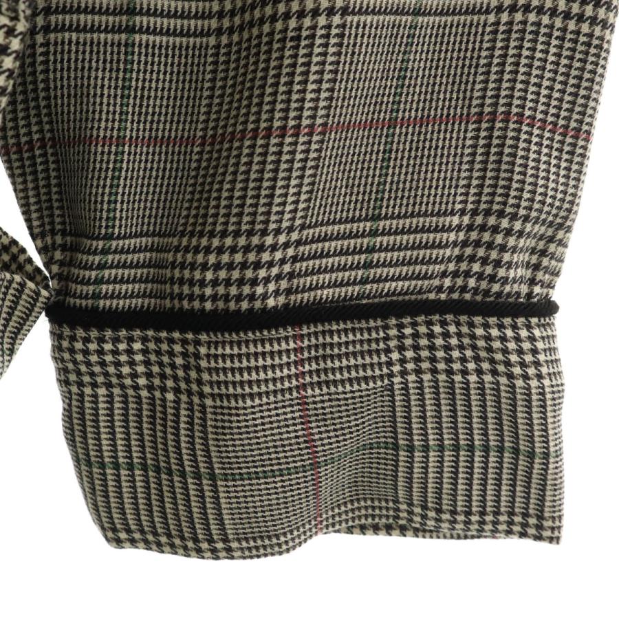 古着 Christian Dior MONSIEUR クリスチャンディオール ムッシュ 90s 日本製 オールド グレンチェック ガウンコート L マルチ メンズ Christian Dior MONSIEUR クリスチャンディオール ムッシュ 90s 日本製