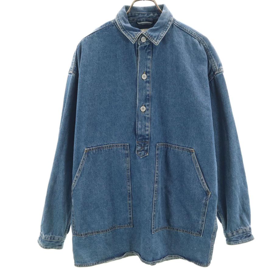 ZARA MAN ザラマン デニムジャケット M プルオーバー メンズ 古着 中古