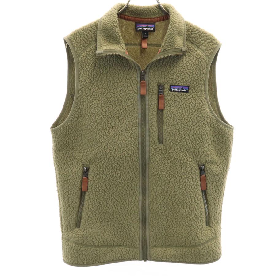 patagonia（パタゴニア） レトロパイル フリース ベスト S オリーブ系