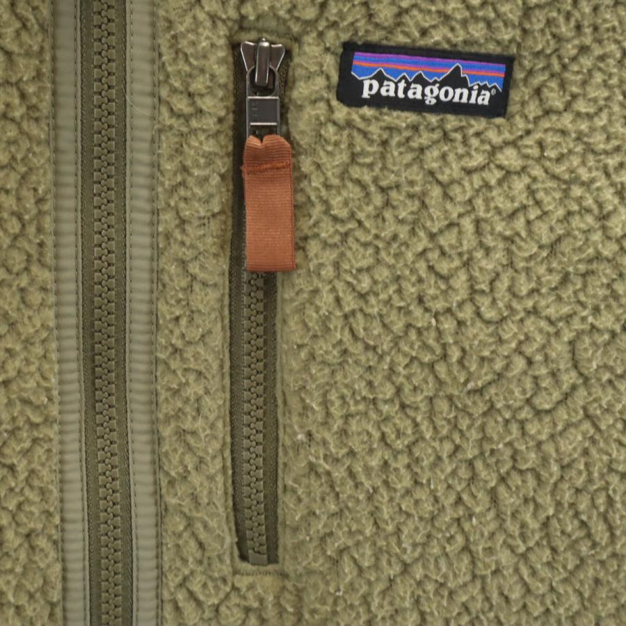 patagonia（パタゴニア） レトロパイル フリース ベスト S オリーブ系