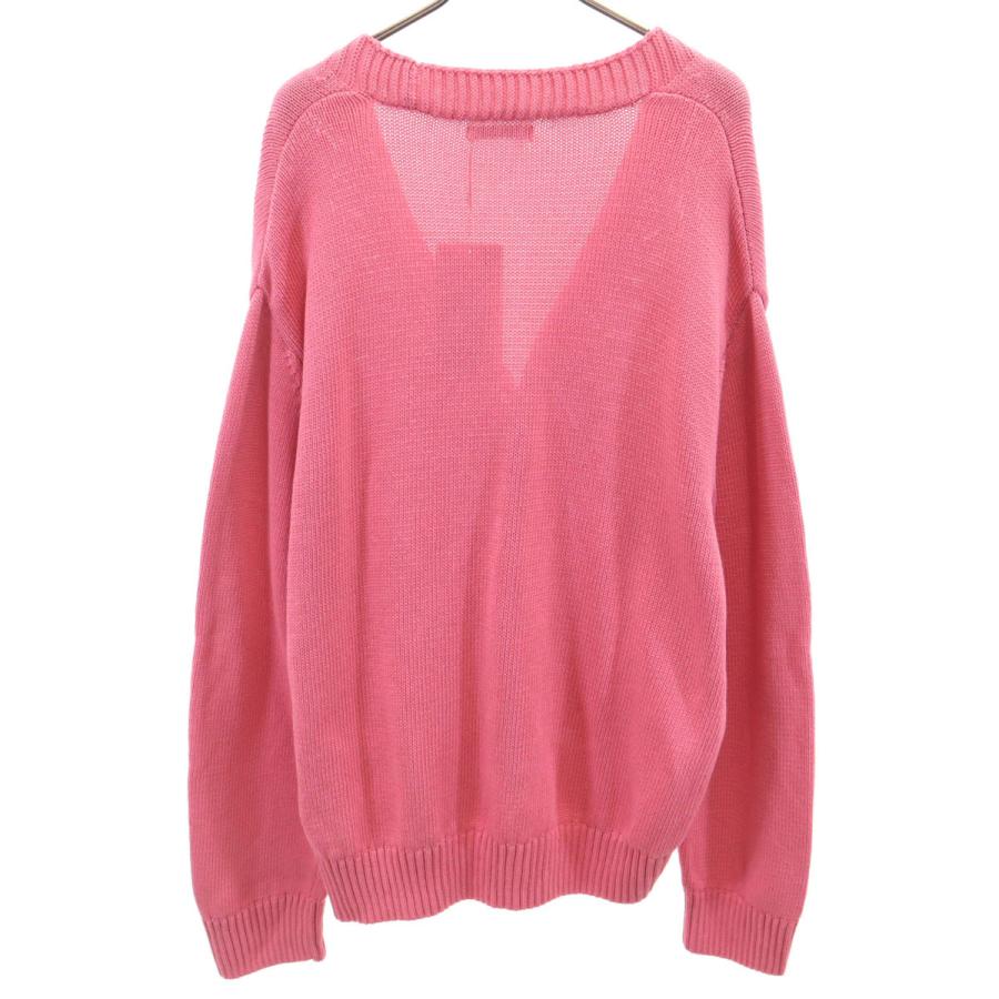 ZARA（ザラ） 未使用 長袖 Vネック ニットカーディガン M ピンク