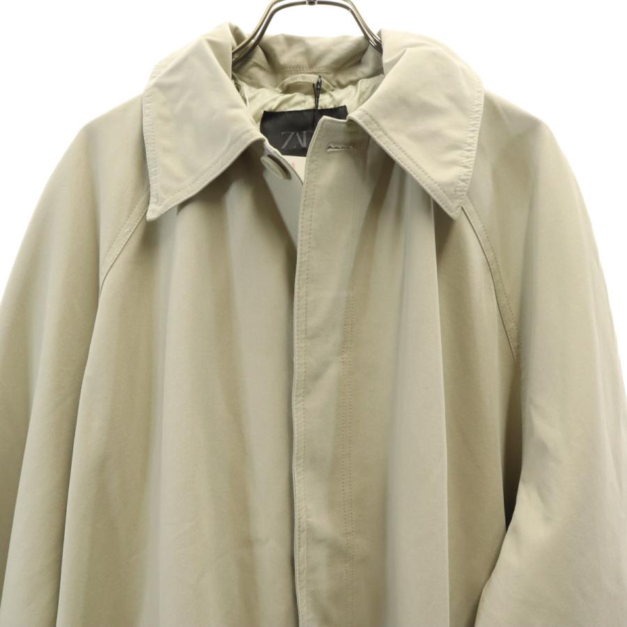 ZARA（ザラ） 未使用 コート M-L カーキ ハーバード大学 メンズ 古着