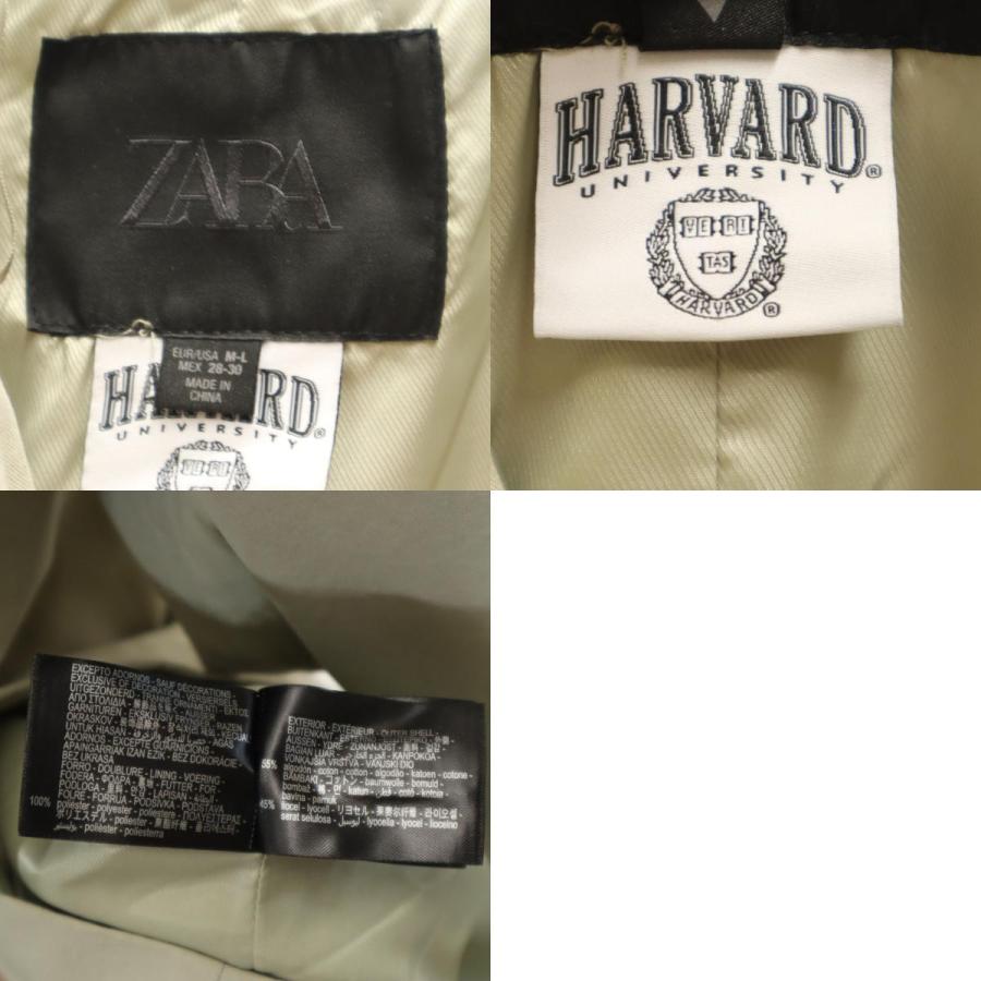 ZARA（ザラ） 未使用 コート M-L カーキ ハーバード大学 メンズ 古着