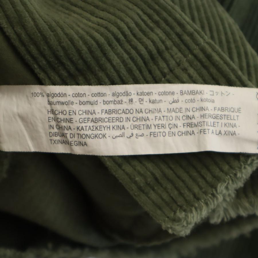 ZARA（ザラ） コーデュロイジャケット L カーキ レディース 古着 中古