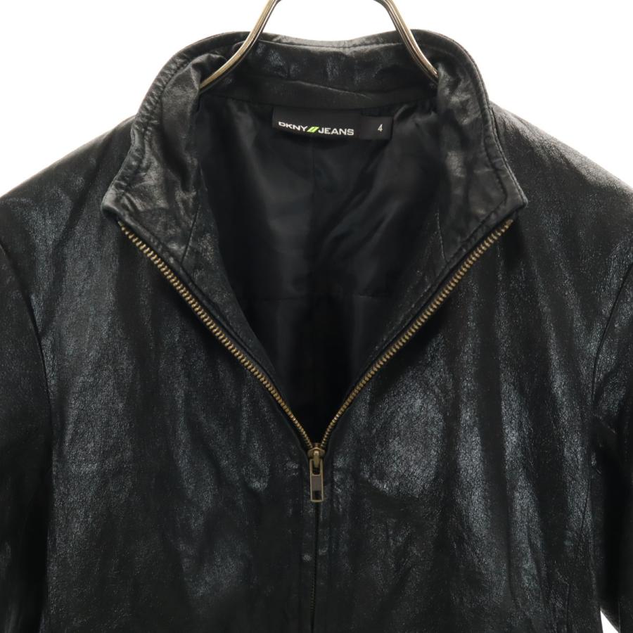 DKNY JEANS ダナキャランニューヨークジーンズ 豚革 レザージャケット
