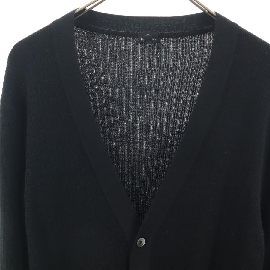 ピーエスポールスミス カーディガン バイカラー Vネック ニット 長袖 M PS Paul Smith ピーエスポールスミス 長袖 Vネック ニットカーディガン