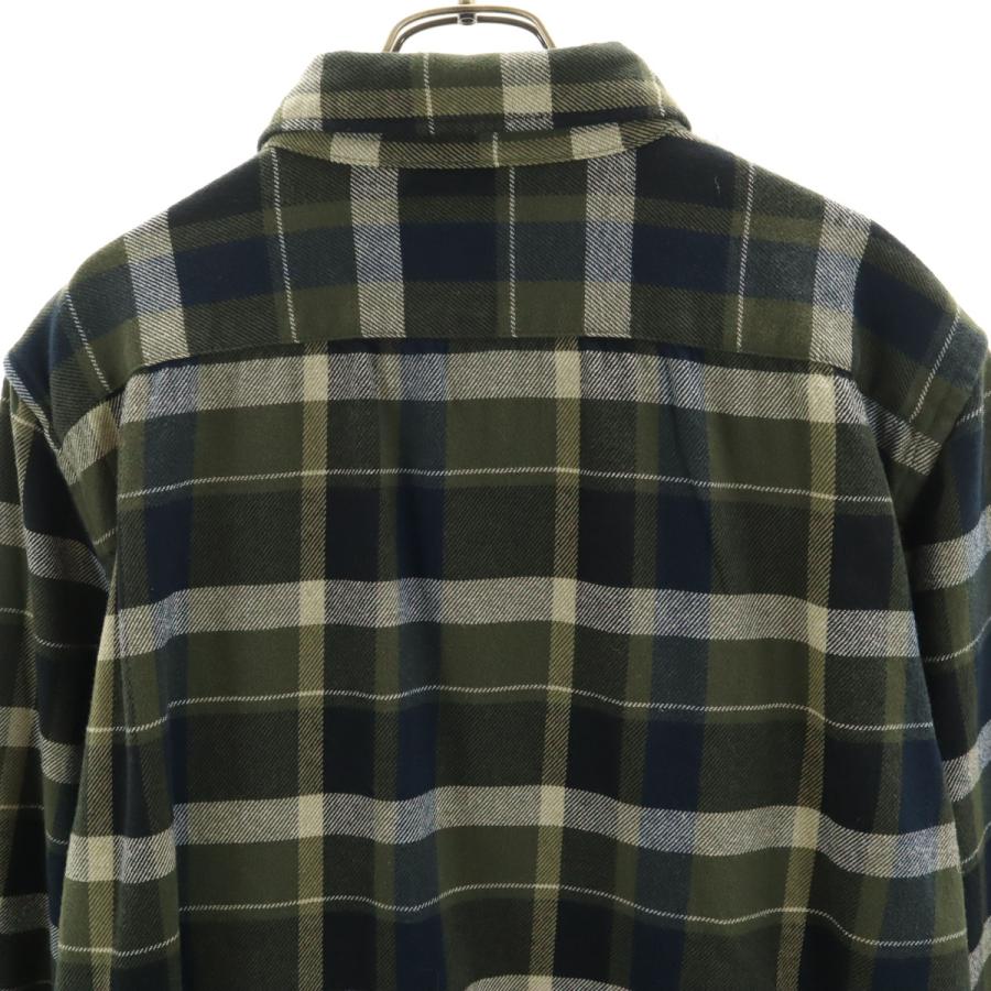 Levi's（リーバイス） チェック柄 長袖 ネルシャツ S カーキ メンズ