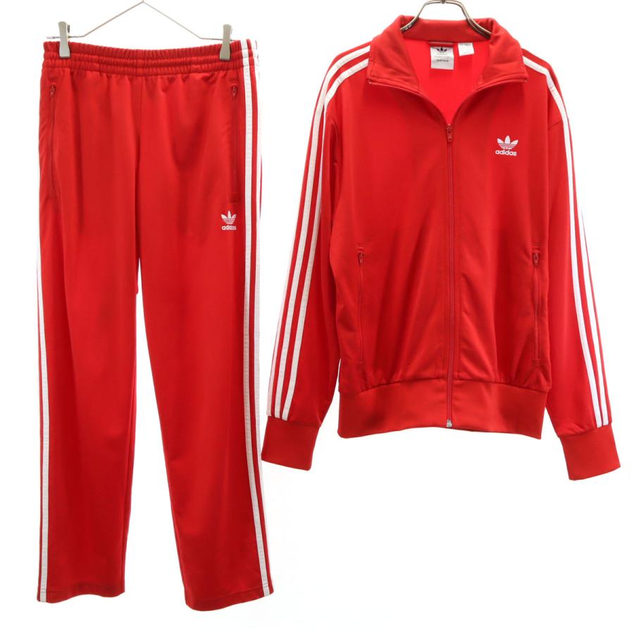 adidas（アディダス） トラックジャケット 上下セットアップ L レッド