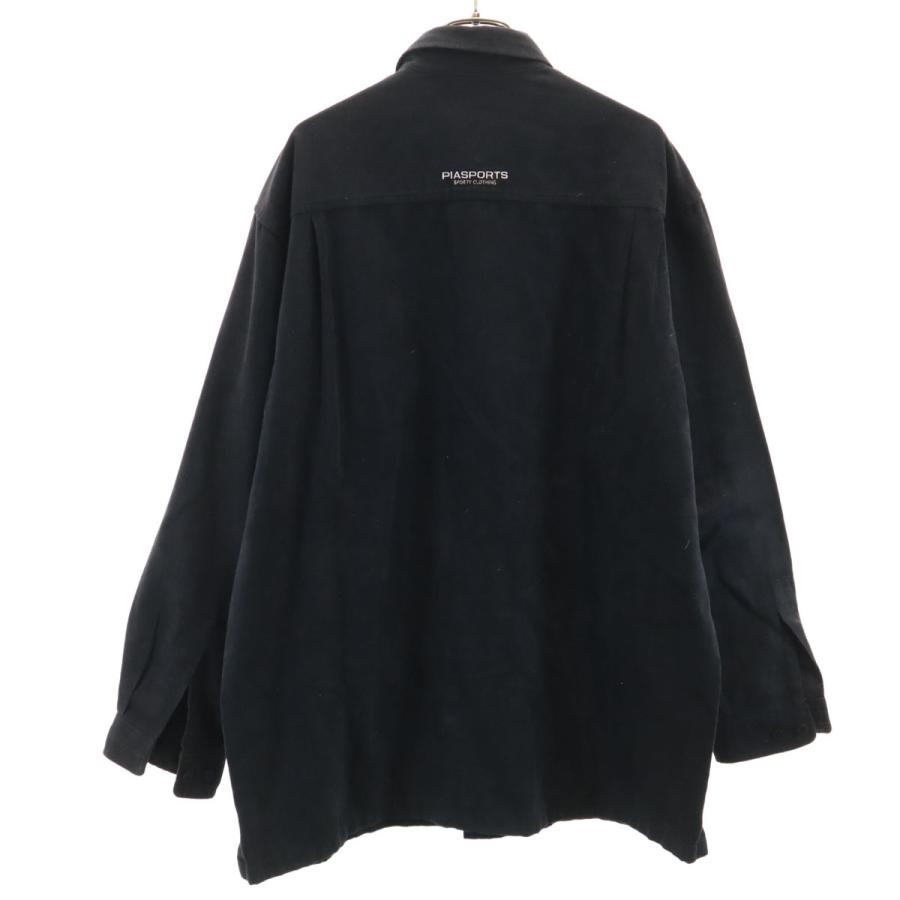 ピアスポーツ（PIA SPORTS） 長袖 シャツ 4 ブラック メンズ 古着 中古