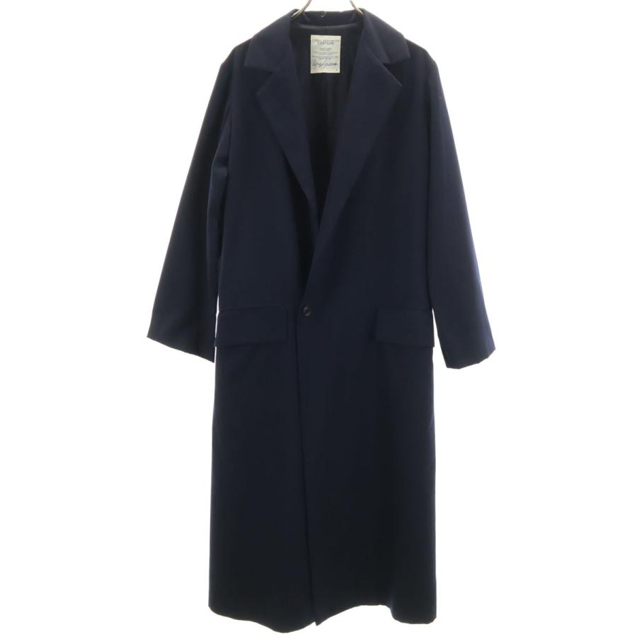 古着 Yohji Yamamoto COSTUME ヨウジヤマモト コスチューム 日本製 チェスターコート 1 ネイビー スプリング メンズ Yohji Yamamoto COSTUME ヨウジヤマモト コスチューム 日本製