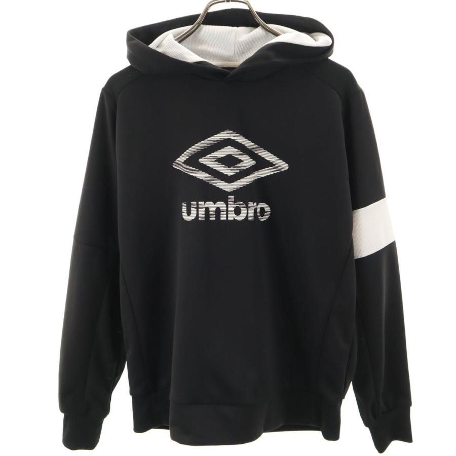 umbro（アンブロ） 長袖 パーカー L ブラック ジャージ メンズ 古着