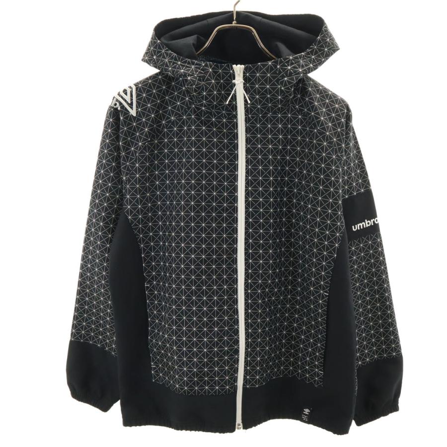 umbro（アンブロ） 長袖 ジップパーカー S ネイビー メンズ 古着 中古
