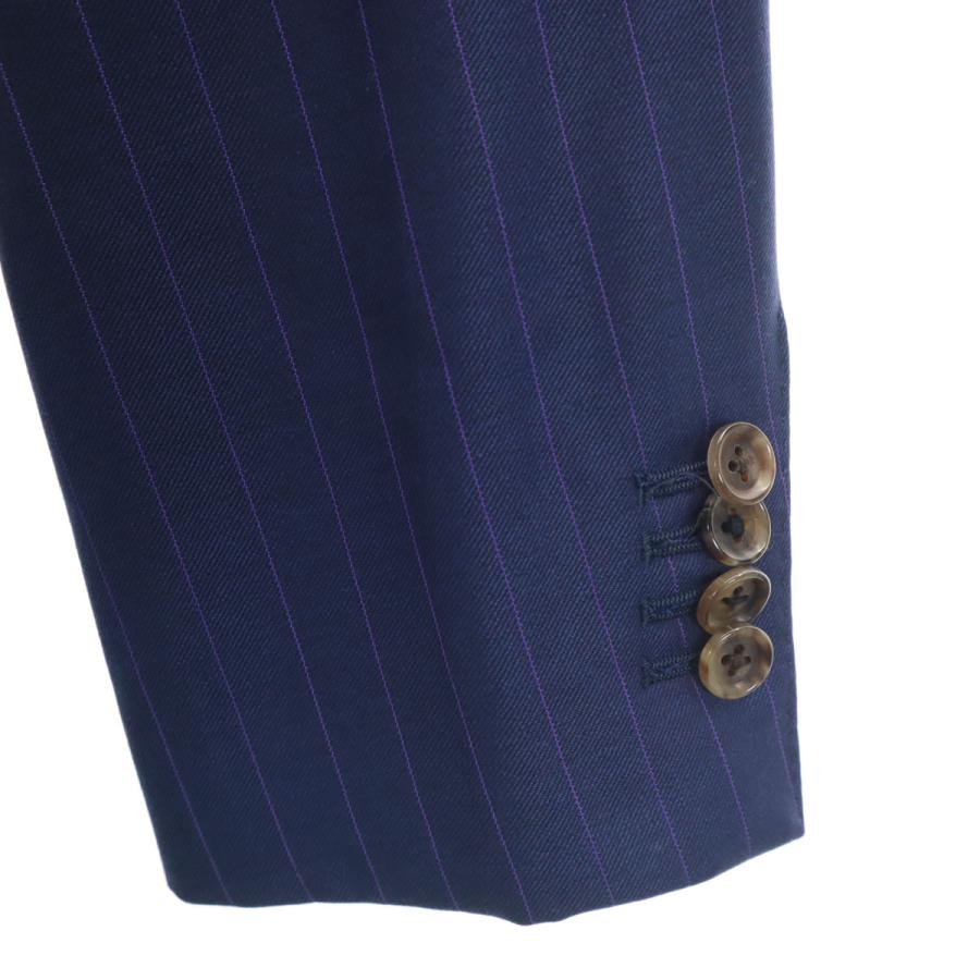 DORMEUIL ドーメル ウール ストライプ柄 テーラードジャケット