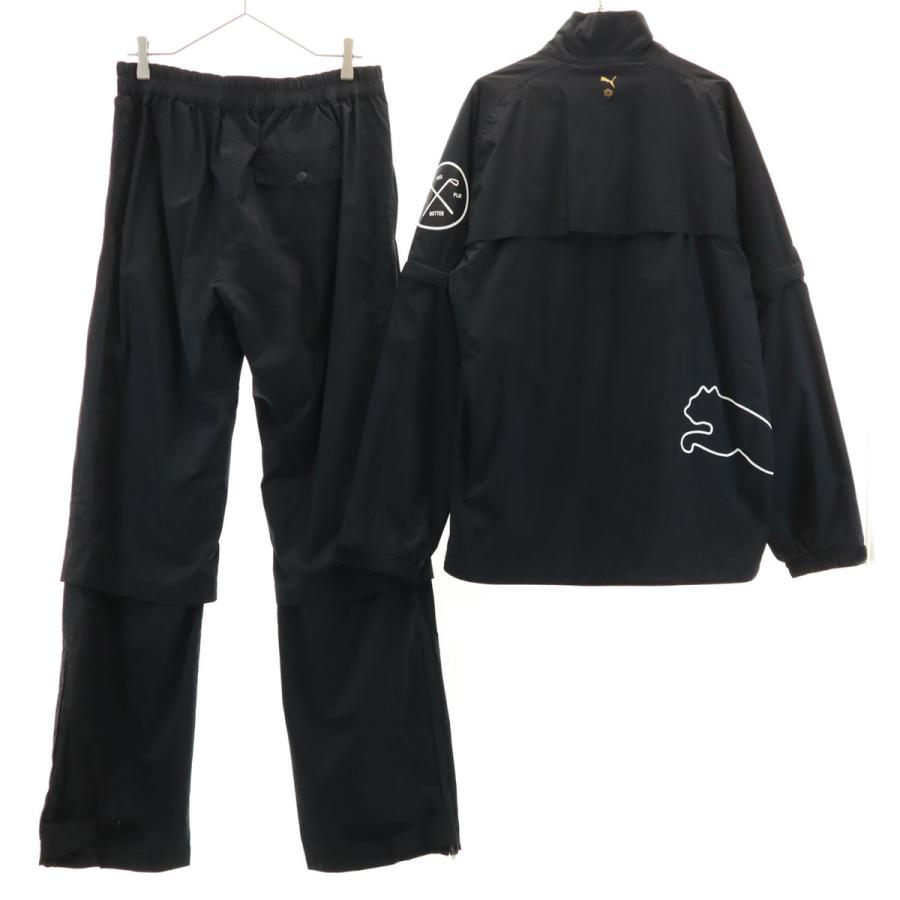 PUMA ゴルフウェア メンズセットアップ PUMA（プーマ） ゴルフ ジャケット 上下セットアップ O ブラック