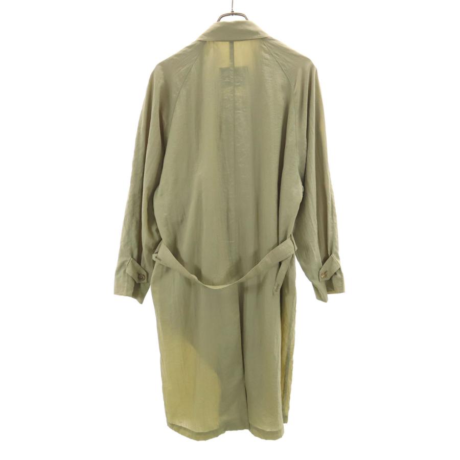 古着 LANVIN ランバン 90s オールド パッカブル ステンカラーコート オリーブ系 スプリング トラベル メンズ LANVIN（ランバン） 90s オールド パッカブル ステンカラーコート