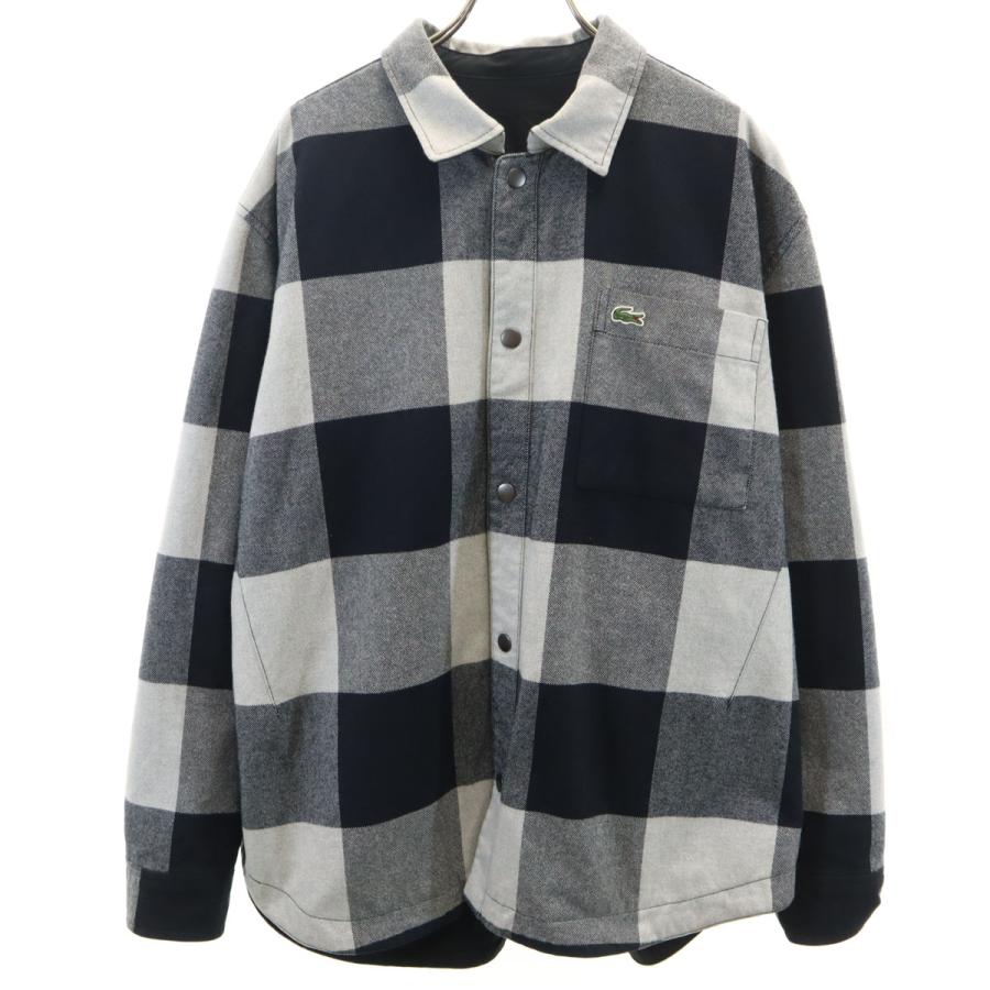 LACOSTE（ラコステ） ギンガムチェック柄 リバーシブル シャツ 