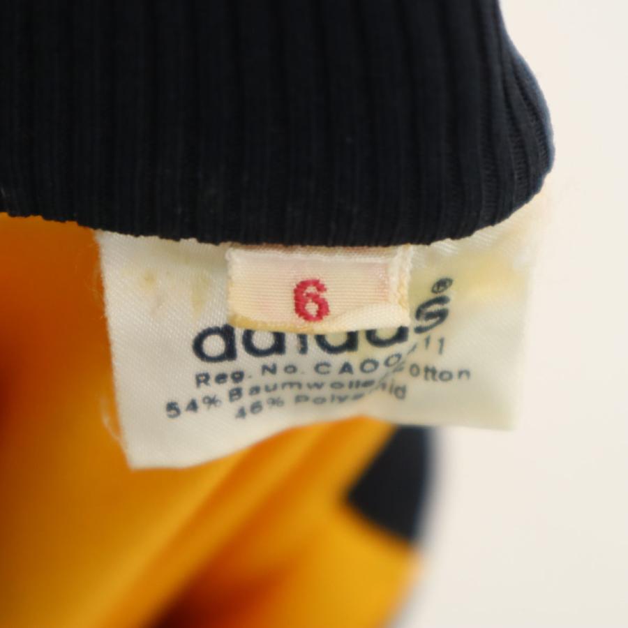 80S vintage adidasアディダス 赤×黄色 特注 ジャージパーカ adidas(アディダス) / 80s～/デサント製ジャージ/L/ポリエステル