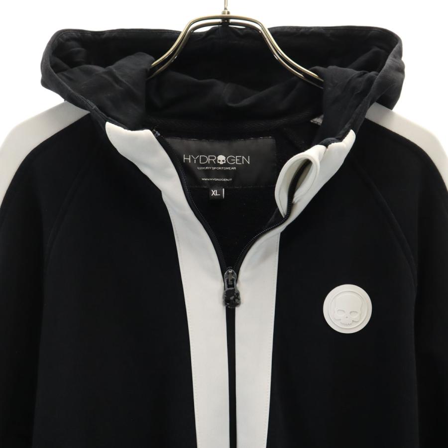 HYDROGEN（ハイドロゲン） 長袖 スウェット ジップパーカー XL