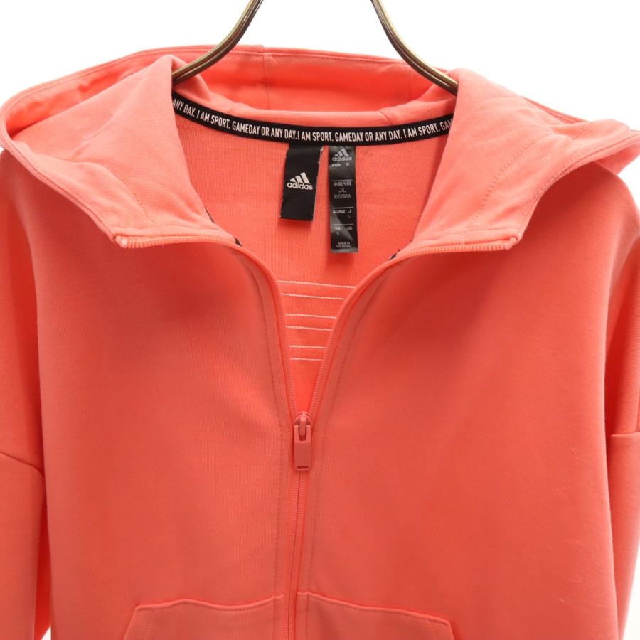 adidas（アディダス） 長袖 ジップパーカー L ピンク系 レディース