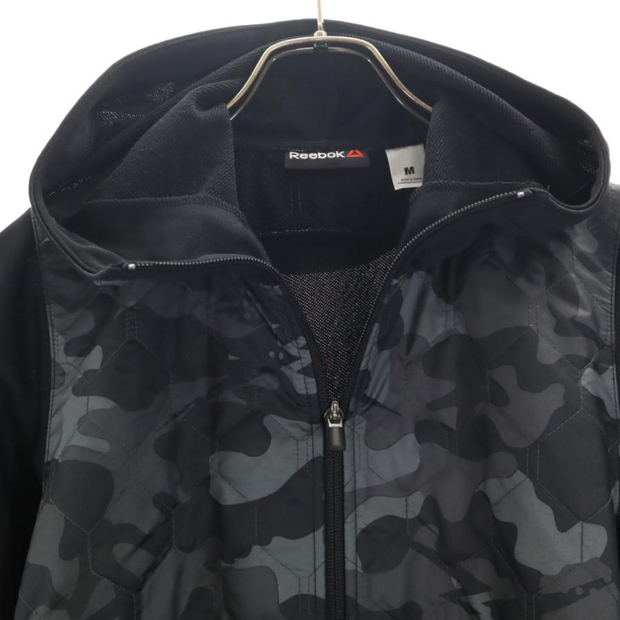 Lサイズ　Reebok カモフラージュ柄ジャージ上下セット Reebok（リーボック） 未使用 カモフラ柄切替 長袖 ジップパーカー