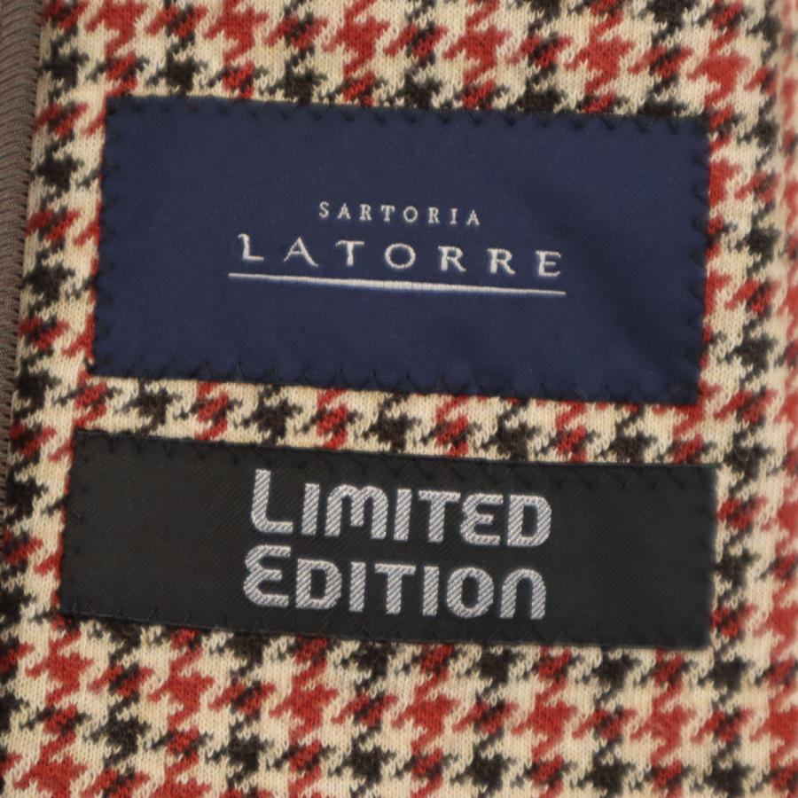 LATORRE ラトーレ イタリア製 ハウンドトゥース柄 テーラード