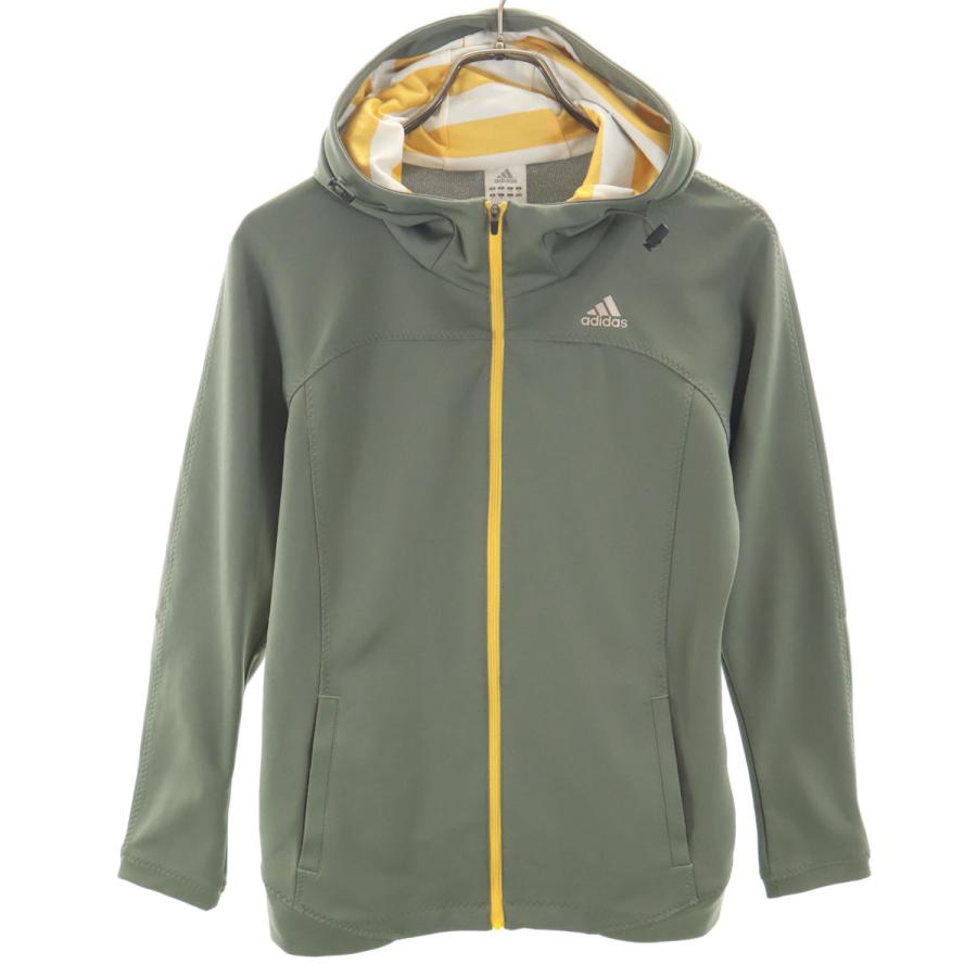 adidas（アディダス） ジップパーカー S オリーブ系 ジャージ 