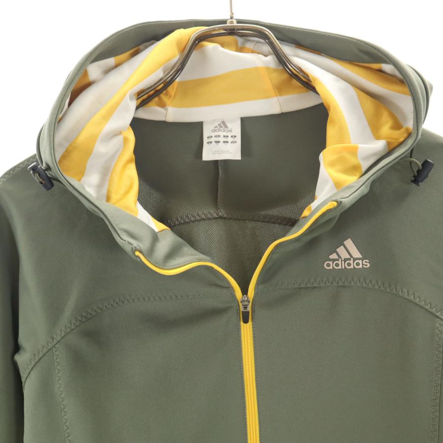 adidas（アディダス） ジップパーカー S オリーブ系 ジャージ