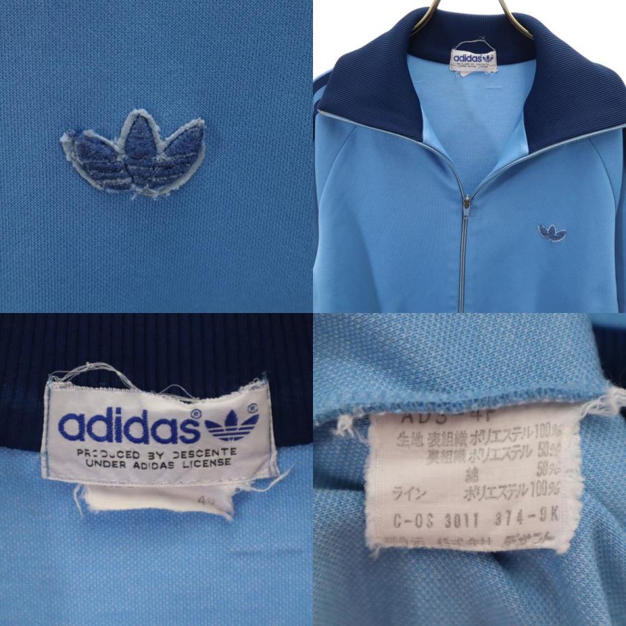 adidas（アディダス） 70s ヴィンテージ トラックジャケット 4 水色