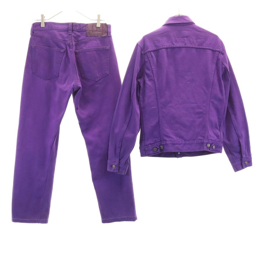 ヴィンテージ 後染め 70506 デニムジャケット パープル リーバイス Levi's（リーバイス） 90s 70506-0257 USA製 カナダ製 オールド 後染め