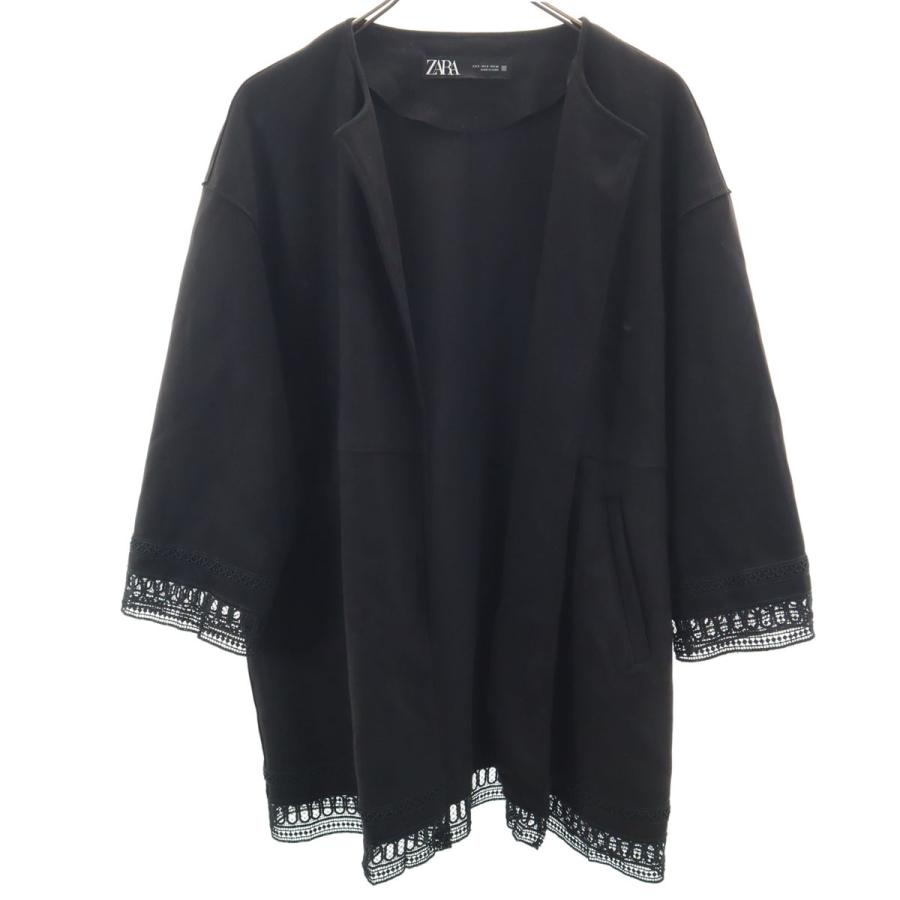 ZARA ザラ　フェイクスエードジャケット　新品、未使用 ZARA（ザラ） フェイクスエード ジャケット S ブラック レディース