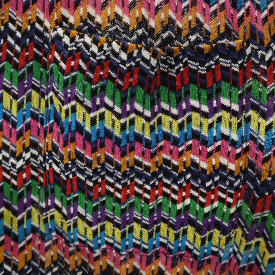 MISSONI（ミッソーニ） 総柄 長袖 ラペル ニットカーディガン 50