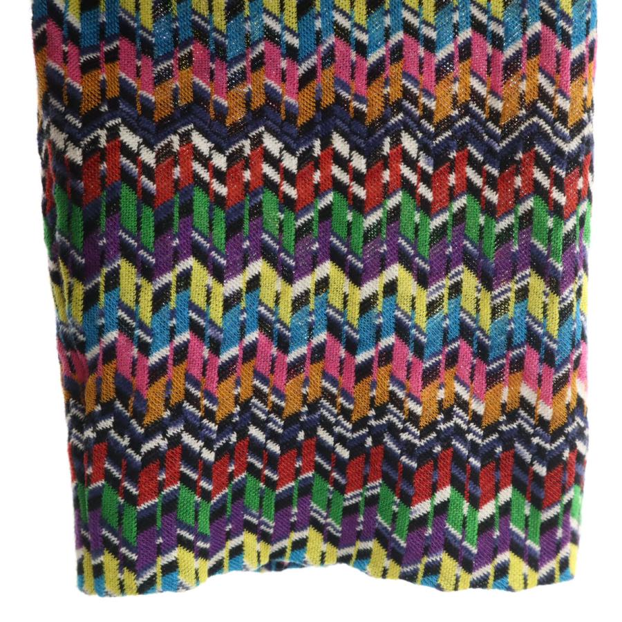 MISSONI（ミッソーニ） 総柄 長袖 ラペル ニットカーディガン 50
