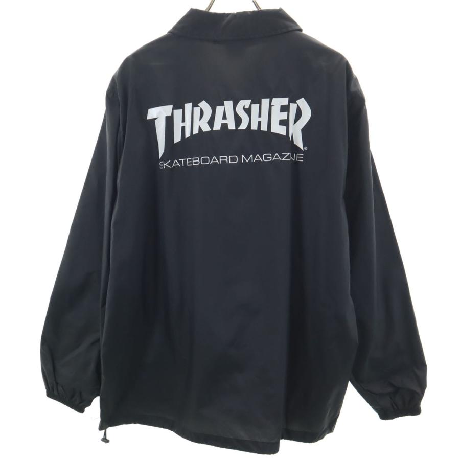 THRASHER（スラッシャー） コーチジャケット XL ブラック メンズ 古着