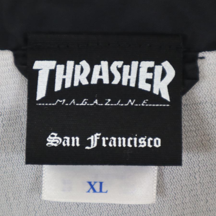 THRASHER（スラッシャー） コーチジャケット XL ブラック メンズ 古着