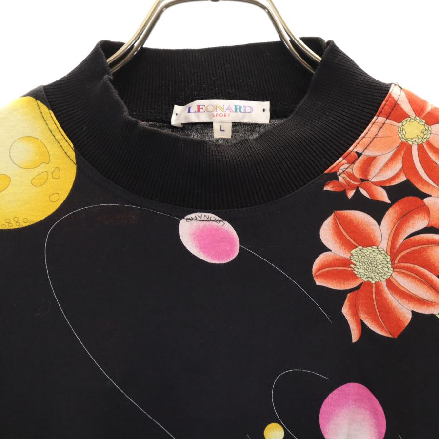 LEONARD SPORT レオナール スポーツ 日本製 花柄 長袖 カットソー L