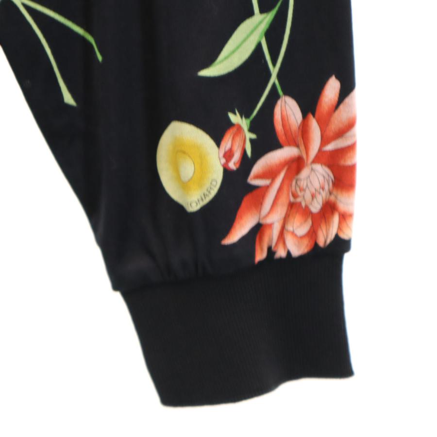 【美品】レオナール LL 長袖 カットソー 花柄　日本製 LEONARD SPORT レオナール スポーツ 日本製 花柄 長袖 カットソー L