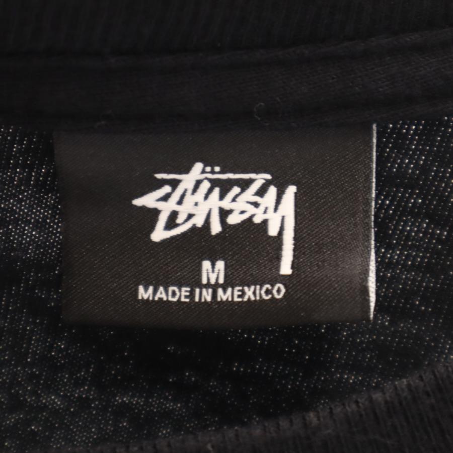 STUSSY（ステューシー） 長袖 Tシャツ M ブラック ロンT メンズ 古着