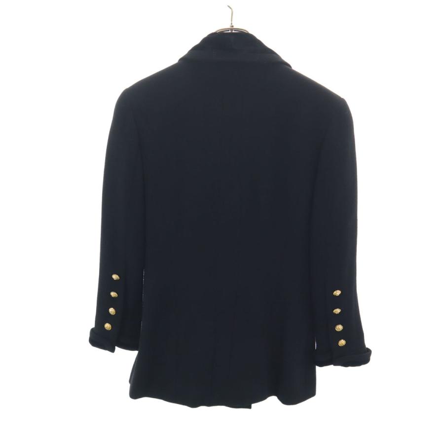 CHANEL BOUTIQUE ダブルブレストジャケット 黒 CHANEL BOUTIQUE シャネル ブティック フランス製 ヴィンテージ ダブル