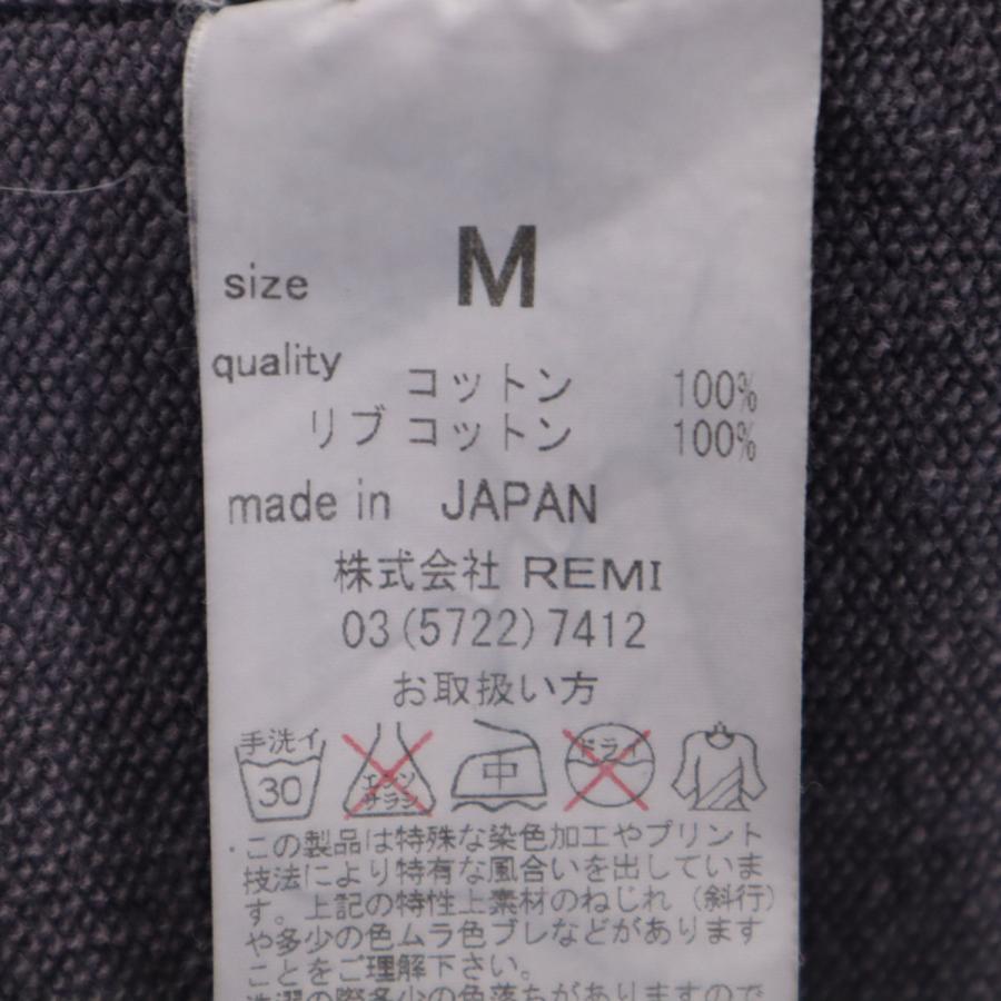 REMI RELIEF（レミ レリーフ） 日本製 5分袖 ヴィンテージ加工