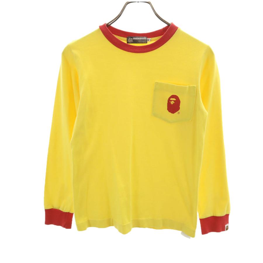 A BATHING APE（アベイシングエイプ） 日本製 長袖 Tシャツ XS