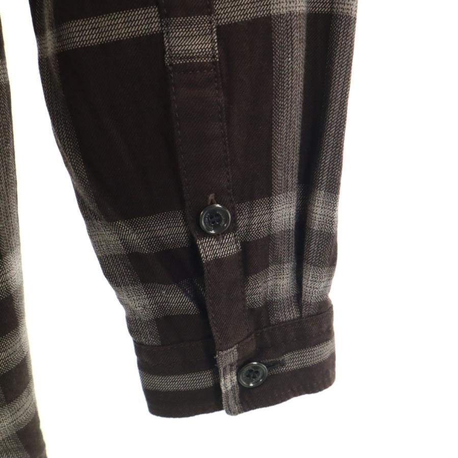 BURBERRY LONDON バーバリーロンドン 日本製 チェック柄 長袖 シャツ