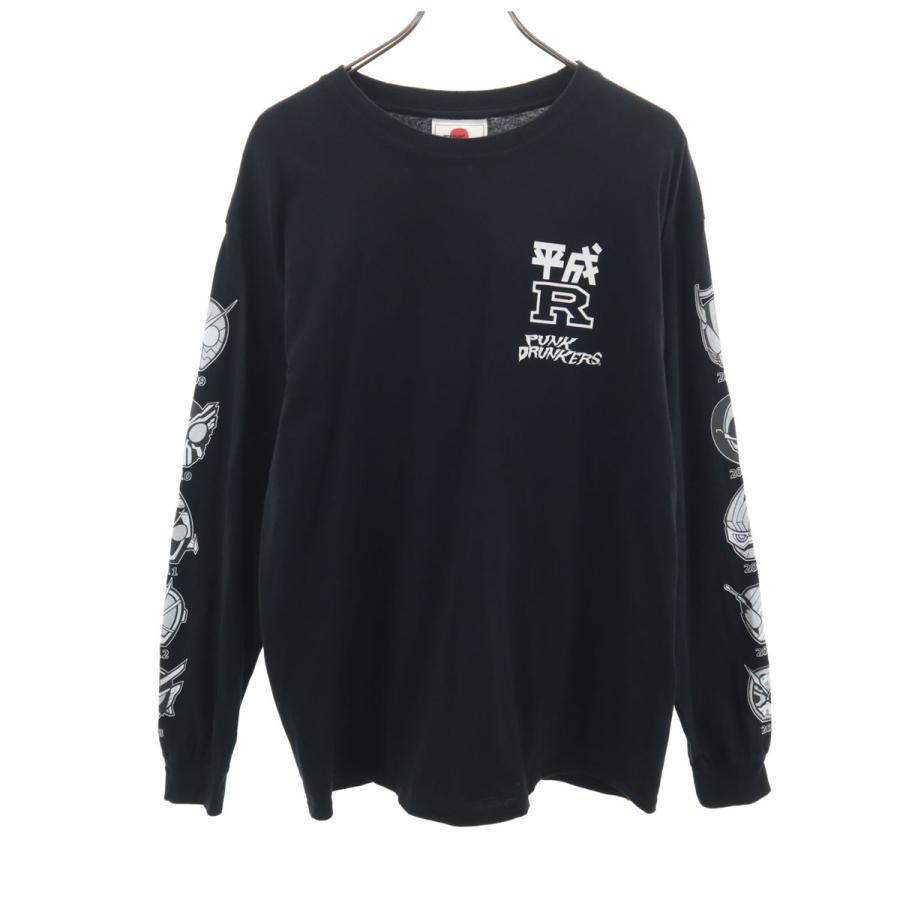 PUNK DRUNKERS 平成仮面ライダー 長袖Tシャツ PUNK DRUNKERS（パンクドランカーズ） 2000-2018 平成仮面ライダー