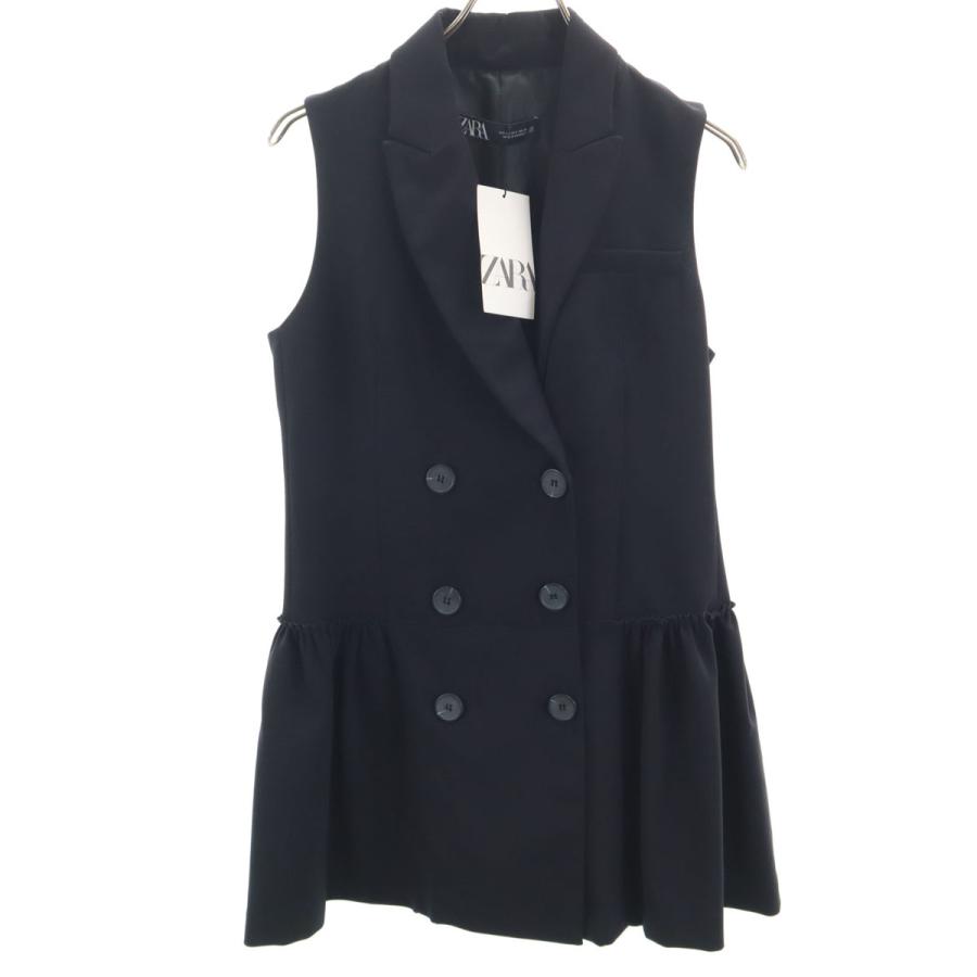 ZARA（ザラ） 未使用 ノースリーブ ワンピース S ブラック レディース 