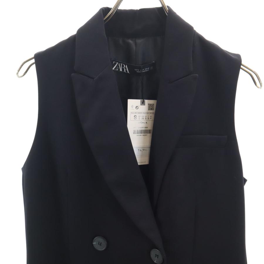 ZARA（ザラ） 未使用 ノースリーブ ワンピース S ブラック レディース 