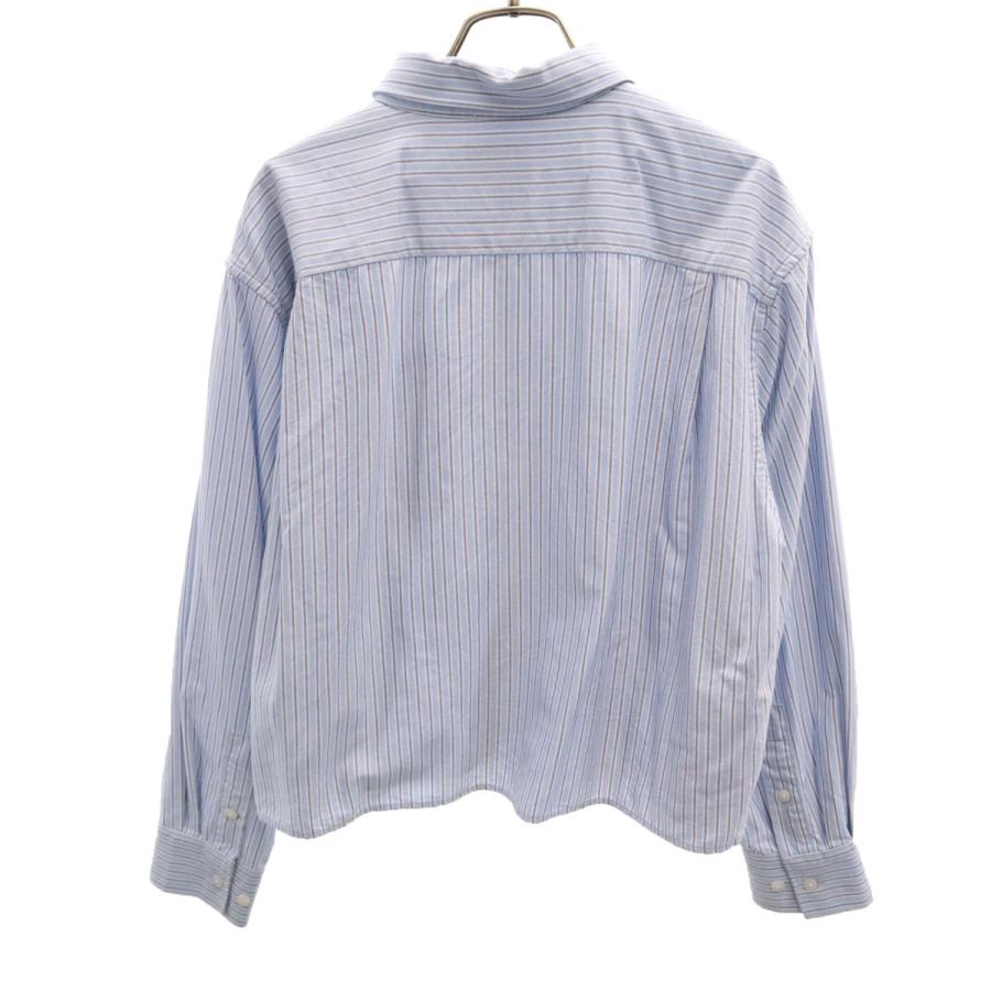 JW Anderson ジェイダブリューアンダーソン カジュアルシャツ L 青 【古着】【中古】【送料無料】 ユニクロ（UNIQLO） JW ANDERSON ジェイダブリューアンダーソン コラボ