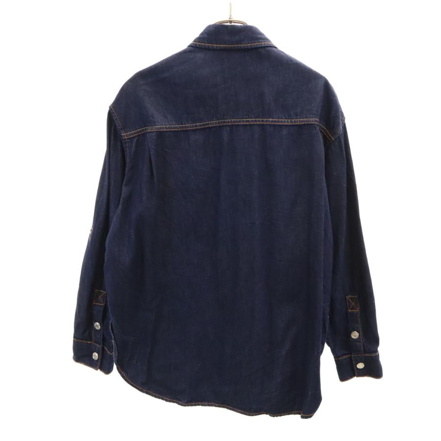 ZARA（ザラ） 長袖 デニムシャツ XS インディゴ ロールアップ袖