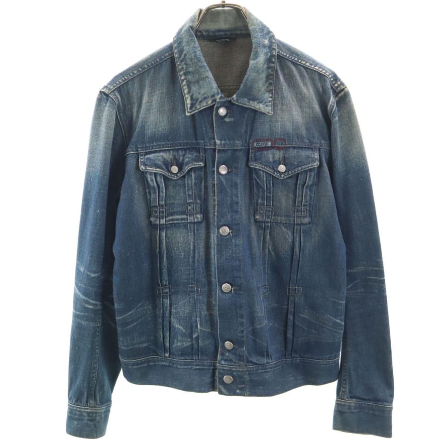 90s DIESEL ディーゼル デニムジャケット イタリア製 Lサイズ 短丈