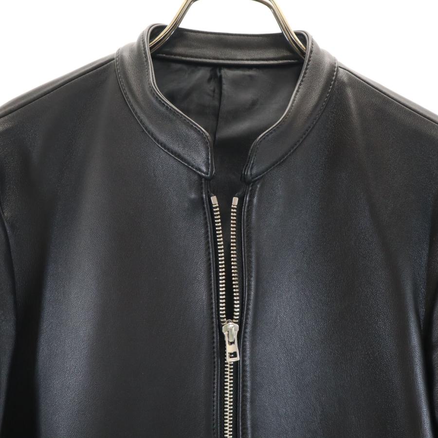 LIDNM リドム 羊革 レザージャケット S ブラック メンズ 古着 中古